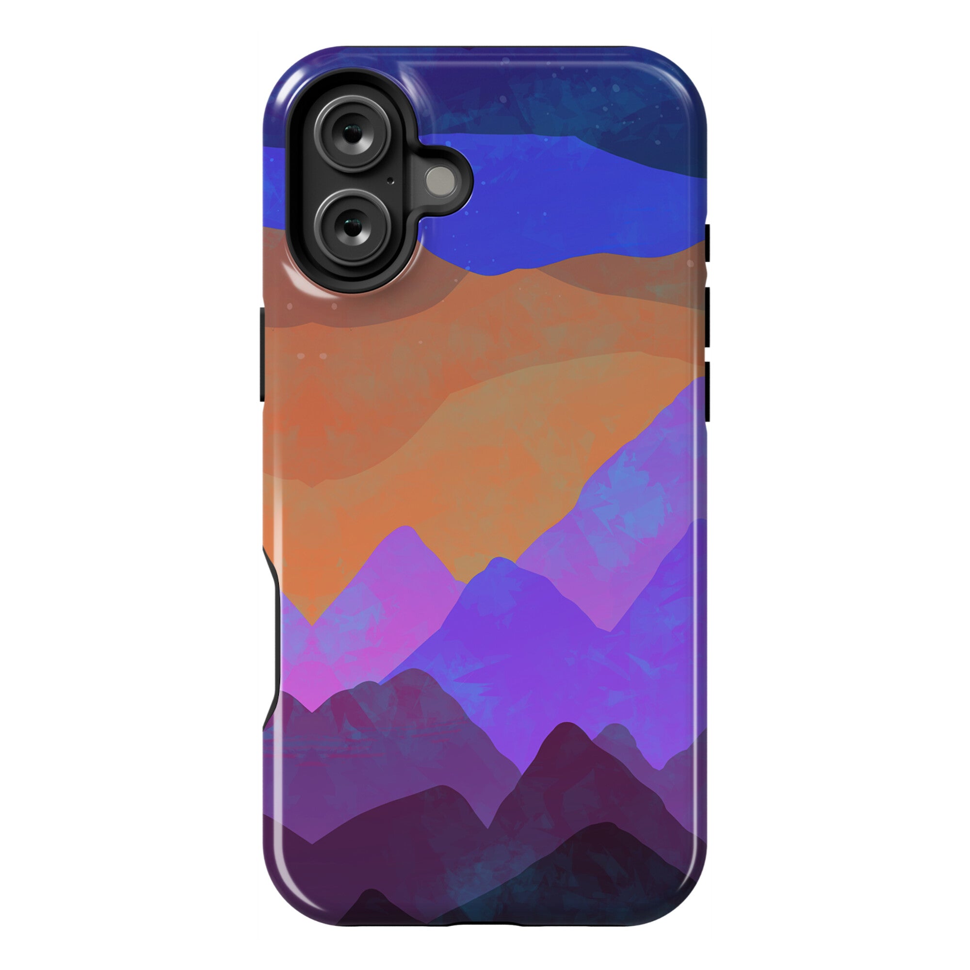 Abstract Mountain Sunset Phone Case